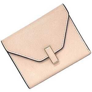VALEXTRA Pink Leather Wallet